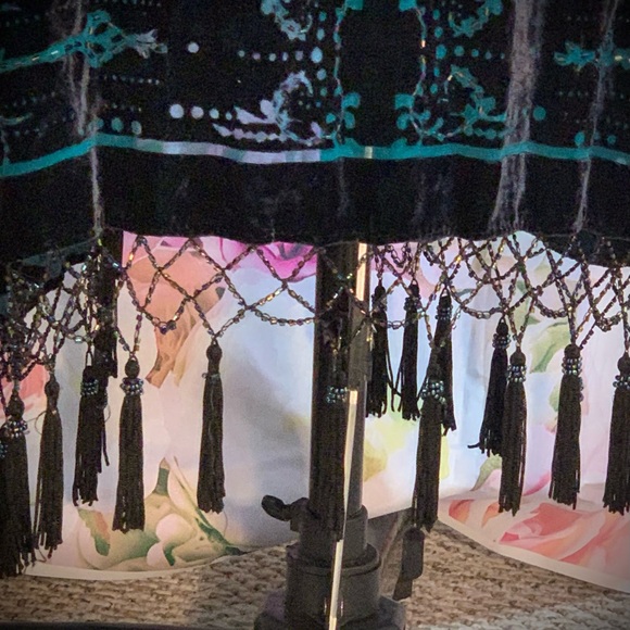 Black and Blue beaded kimono - Picture 7 of 7